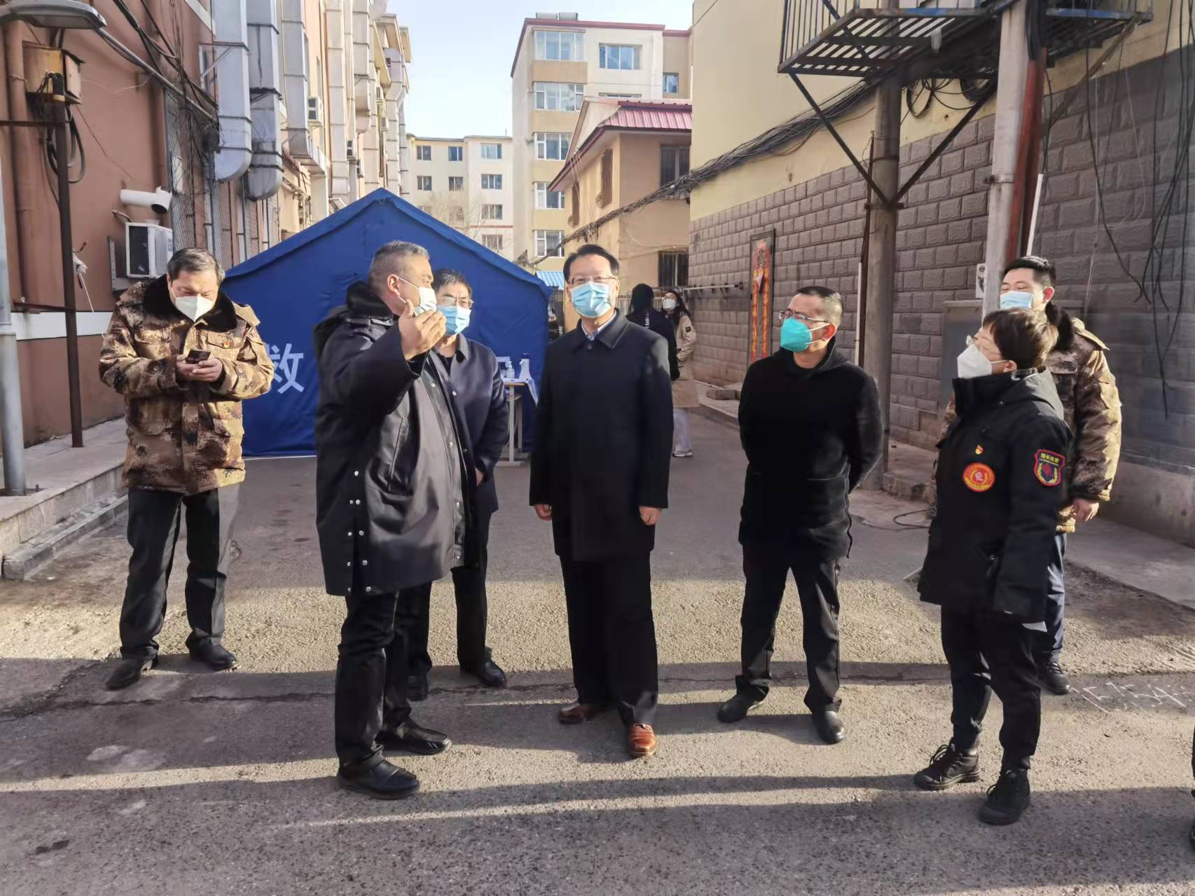 李炯深入赛罕区督导疫情防控工作